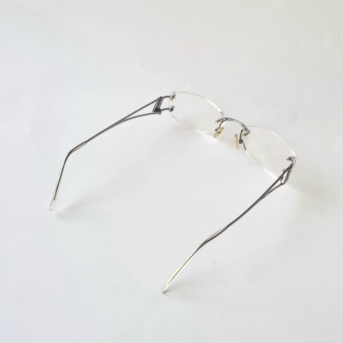 데드스탁 빈티지 오벌 무테 안경테 1566 상품이미지5