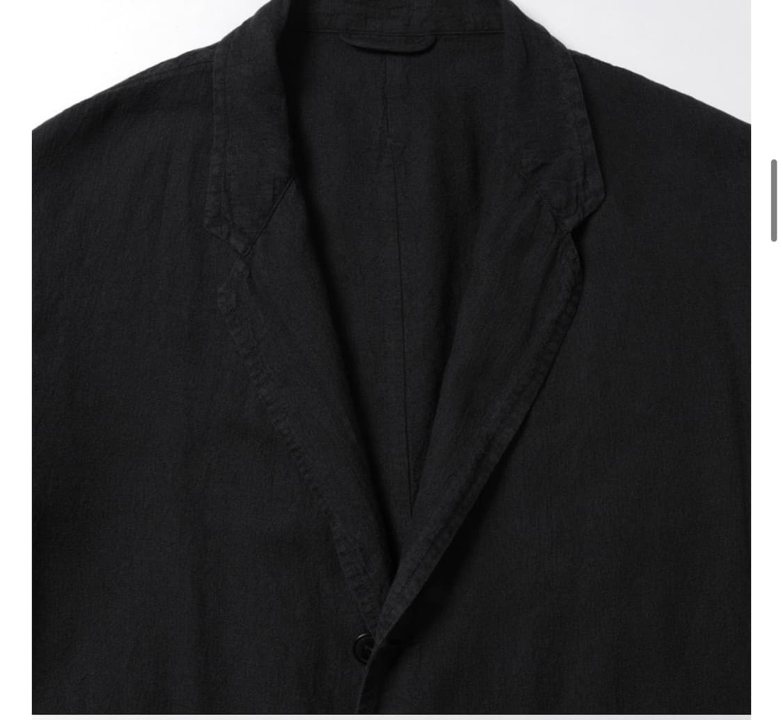 코모리 실크 자켓 페이드 블랙 1 상품이미지3