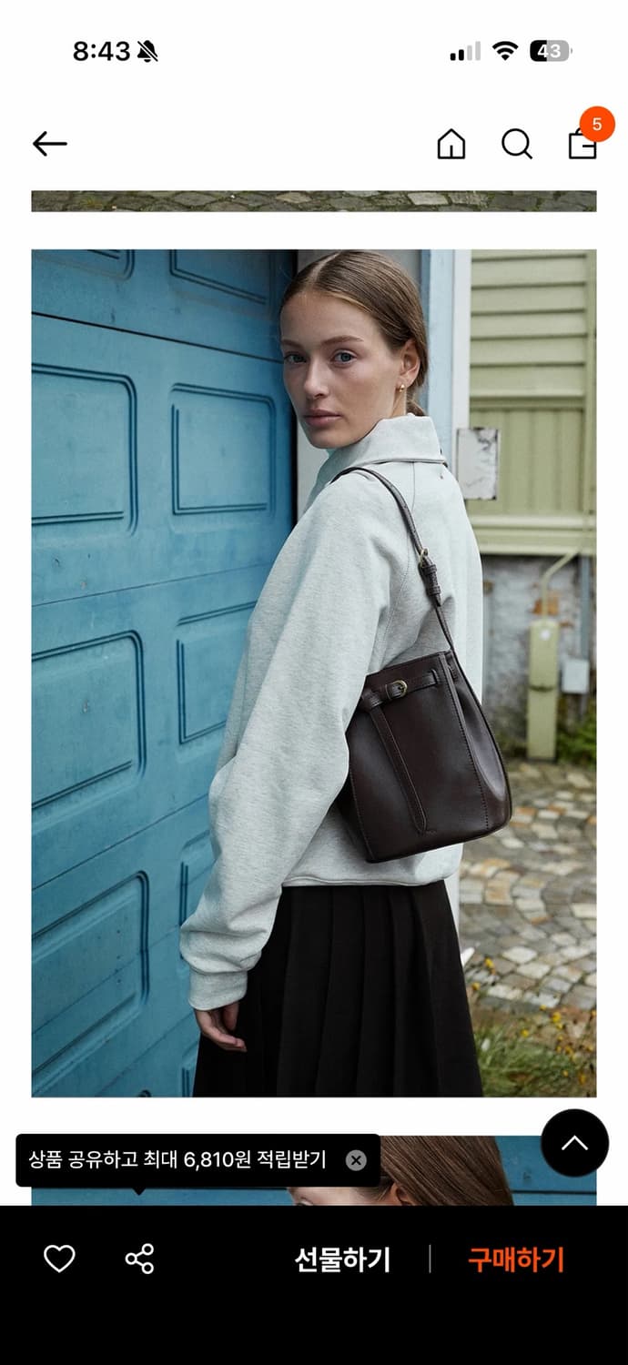 [풀패키지,실착0번] 폴뉴아 mini lale bag 미니라레백 상품이미지9