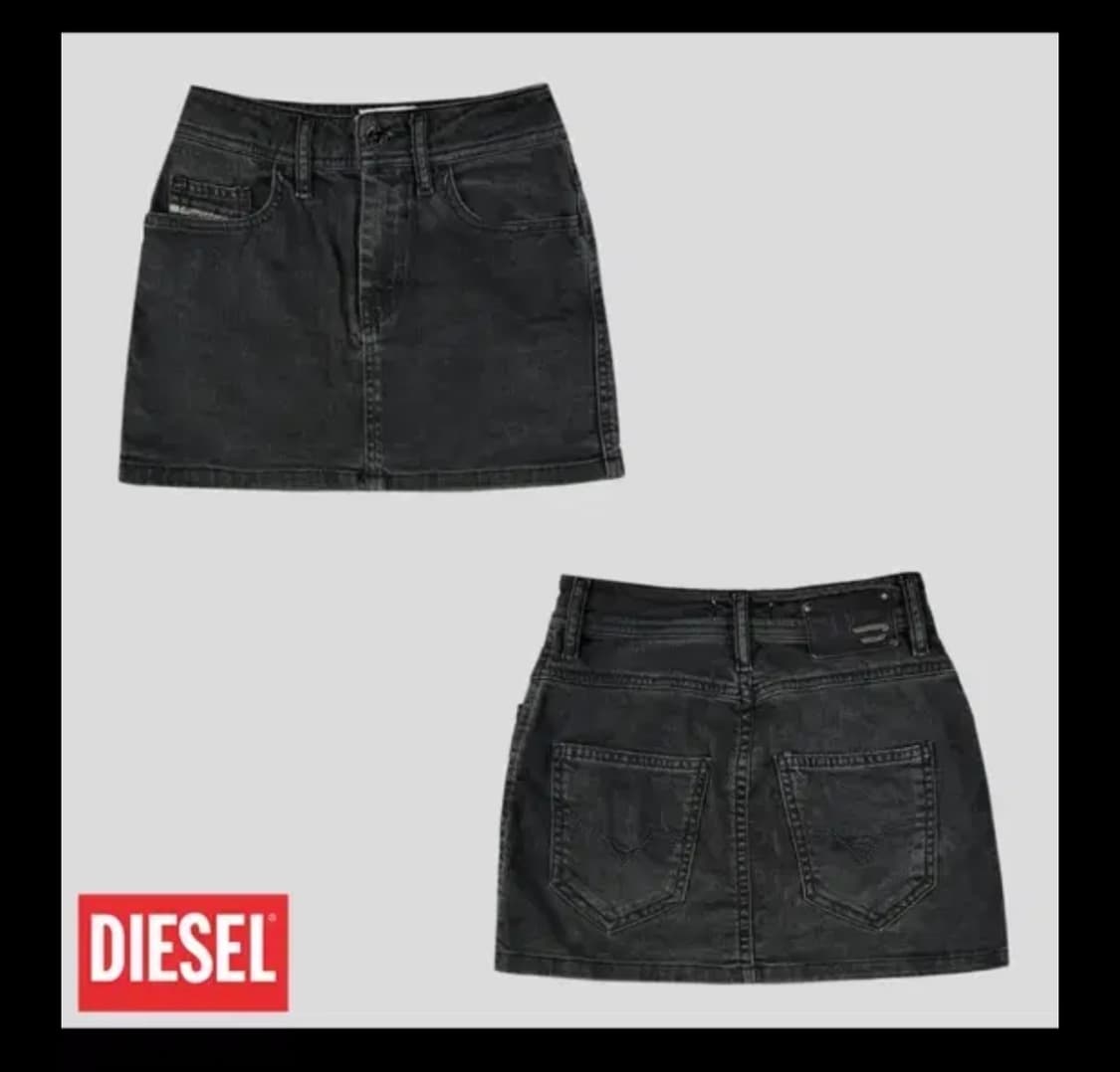 디젤 데님 미니스커트 상품이미지4