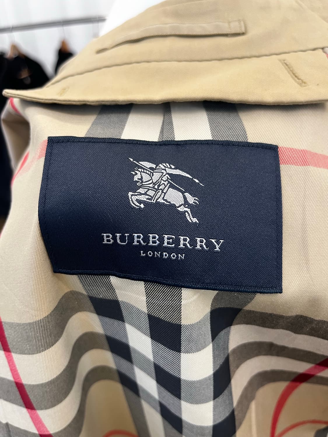 버버리 싱글 코트 상품이미지8