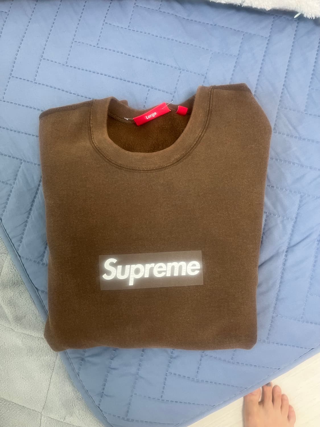 [L]슈프림 워시드 크루넥 상품이미지3