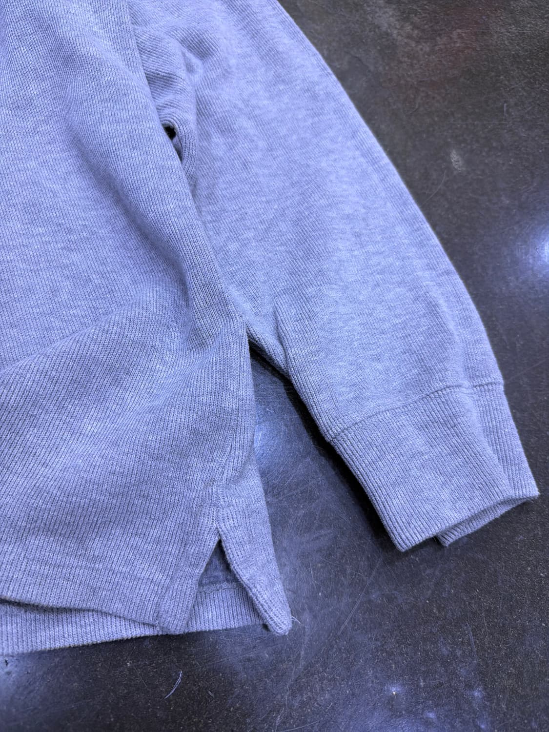 폴로 랄프로렌 하프집업 니트 스웨터 그레이 XL 상품이미지7