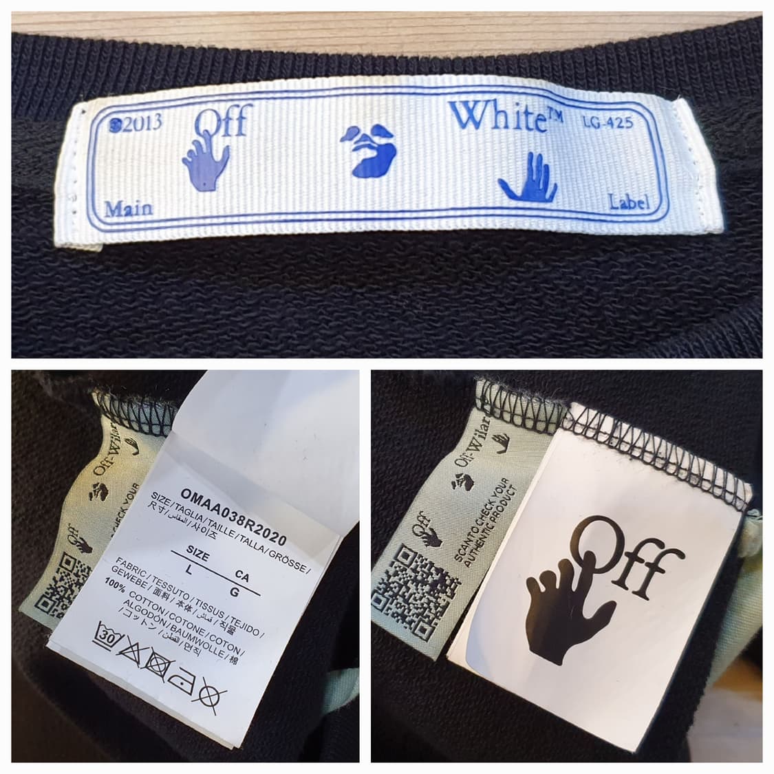 95/77.Off White 마커애로우 맨투맨(공용) 상품이미지6