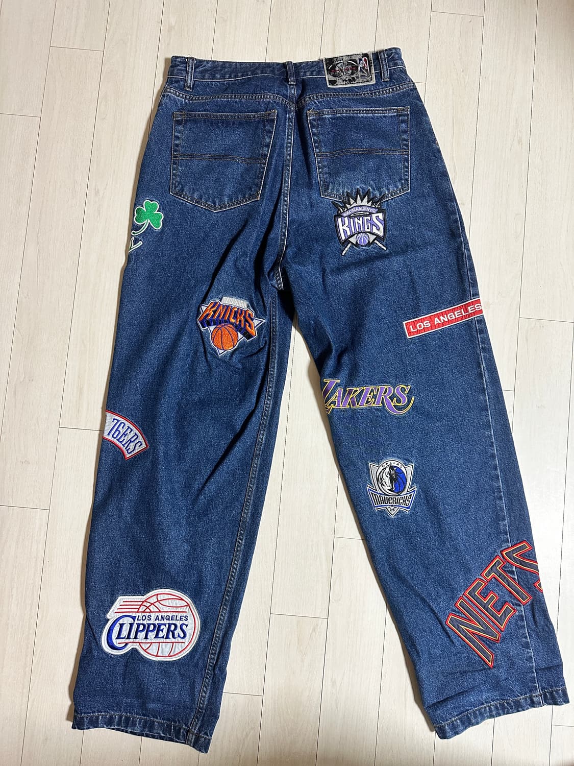 NBA 패치 데님팬츠 32 상품이미지2
