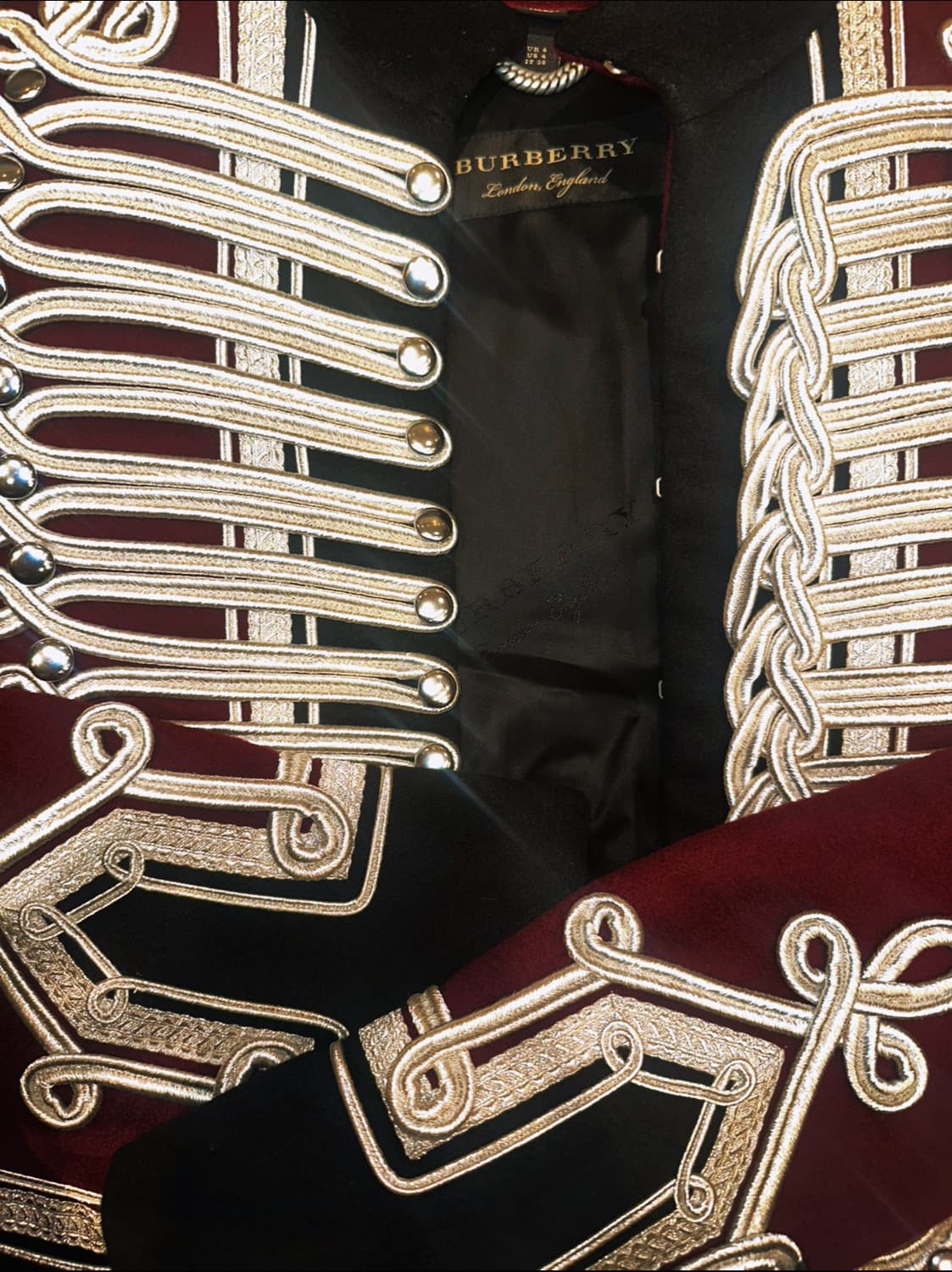 버버리 SS17 쇼피스 후사르 밀리터리 자켓 상품이미지4