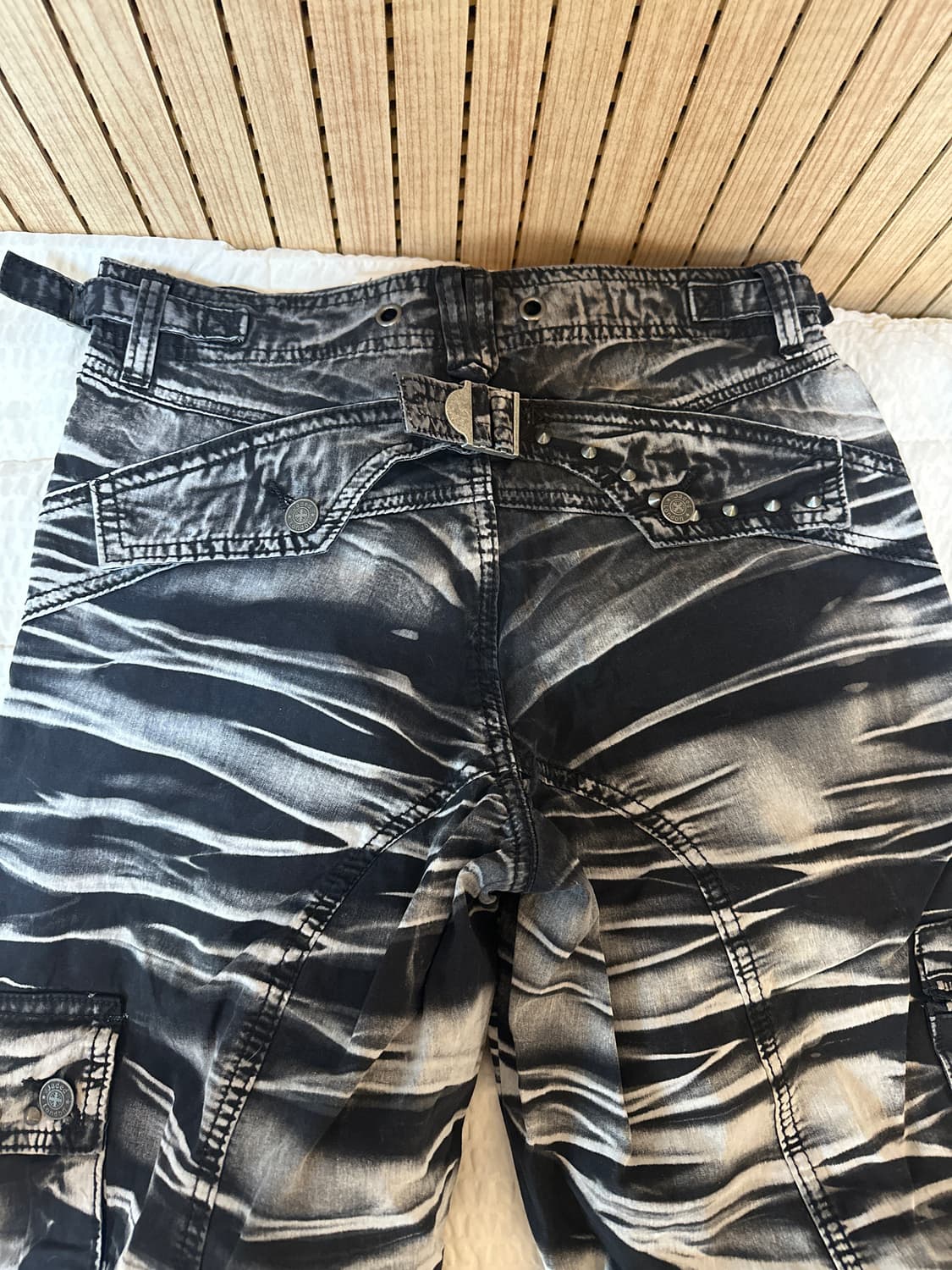 Jaded London CREASED WASH TROOPER CARGO 상품이미지3