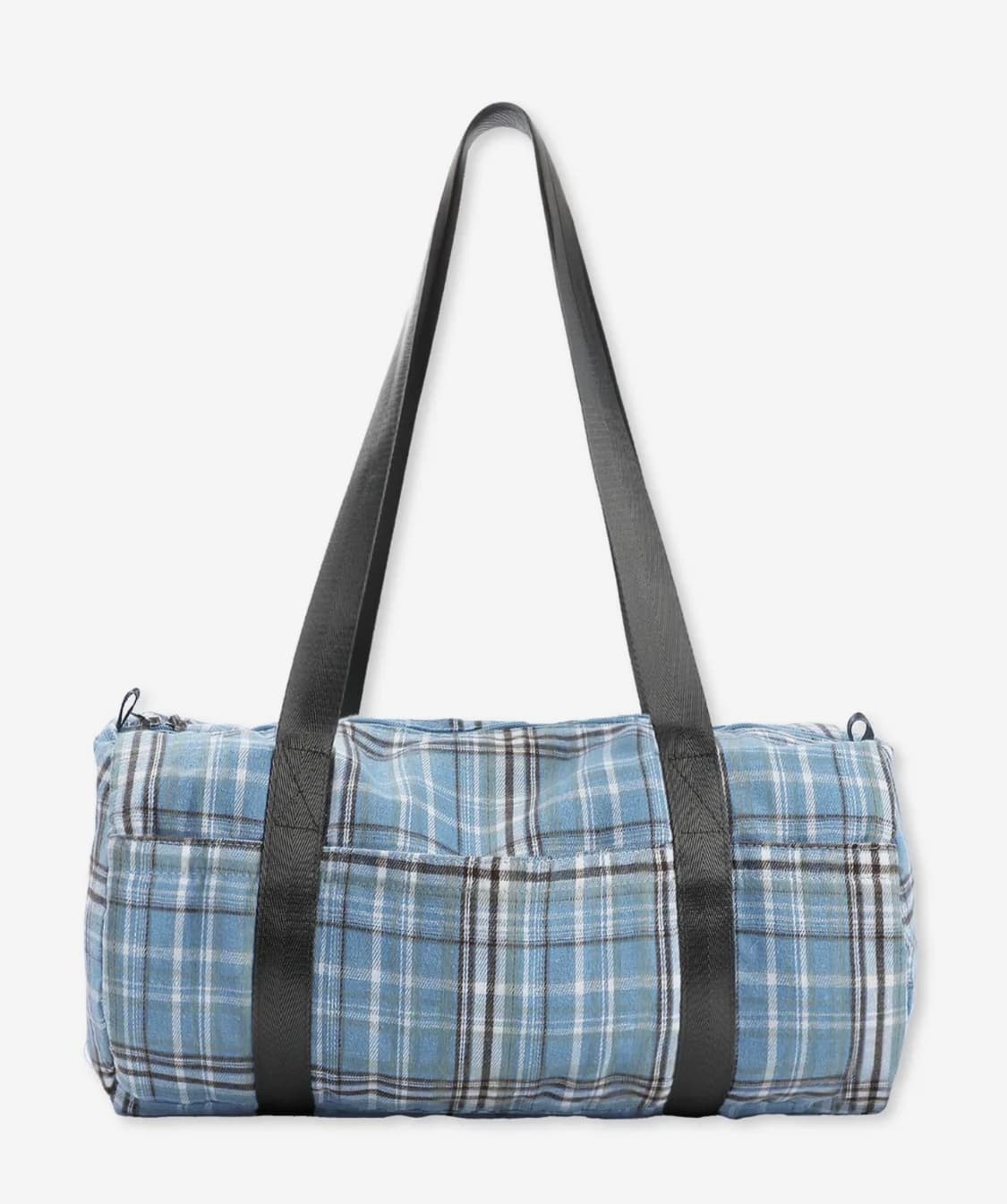 엑스톤즈 XTA100 체크 더플 백 블루 상품이미지4