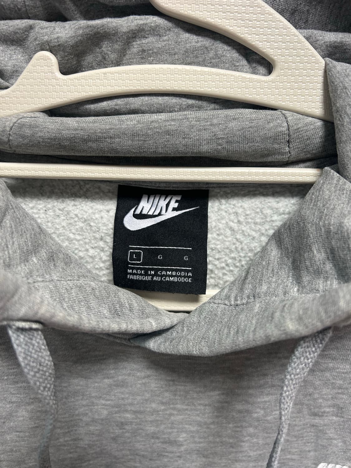 나이키 회색 후드티 L / 실측 110 상품이미지2