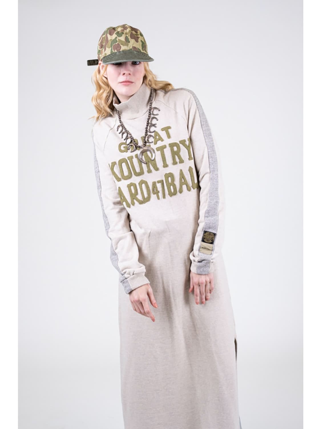캐피탈 KAPITAL TOP Fleece High Neck Belge 상품이미지2
