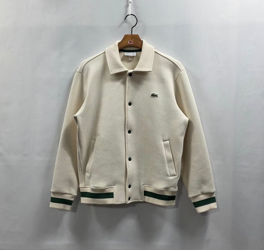 1772 라코스테 이중지 스타디움 스냅버튼 스웻 자켓 FR4(M) 상품이미지1