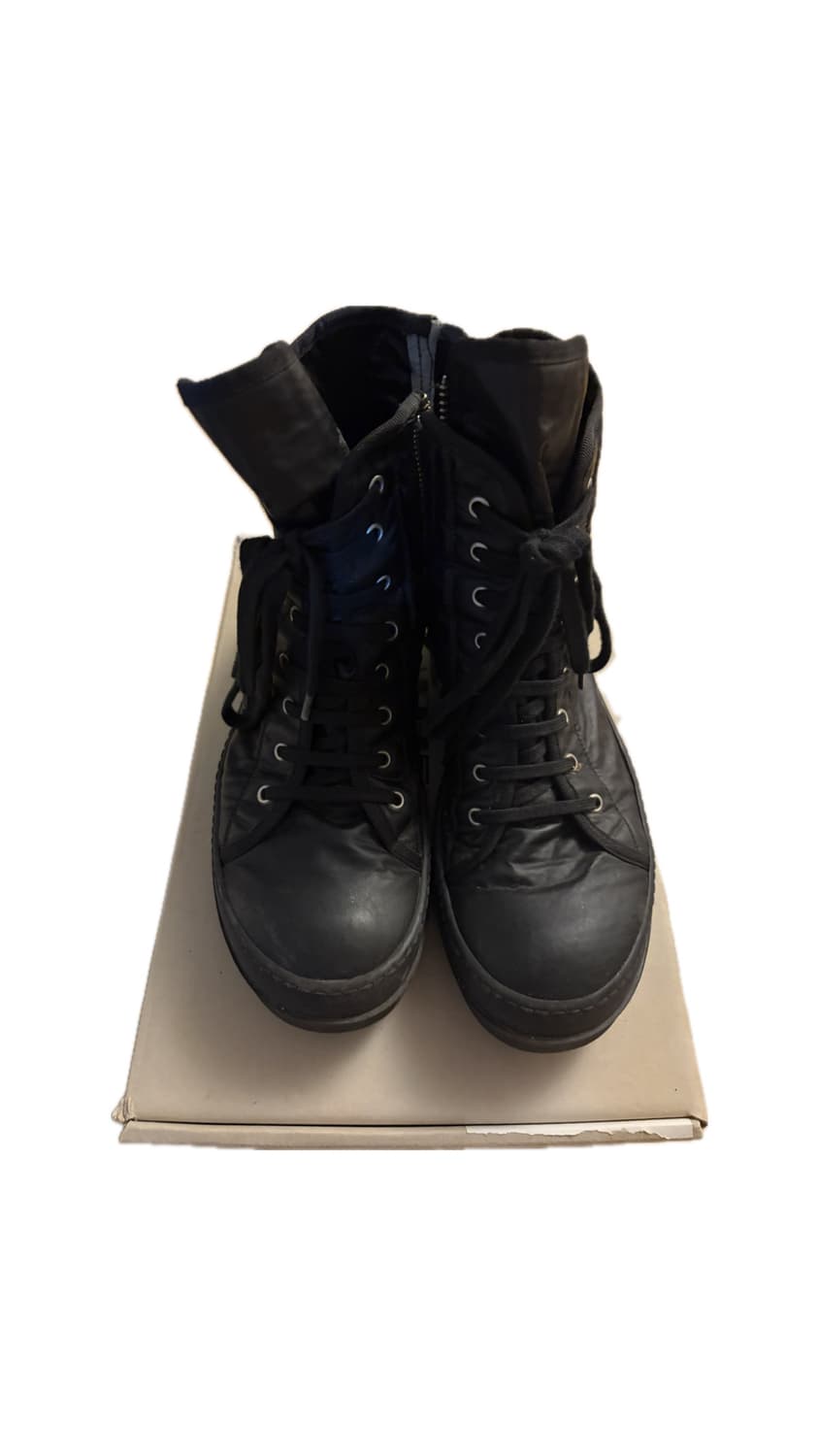 Rick Owens Ramones high Triple Black 상품이미지1