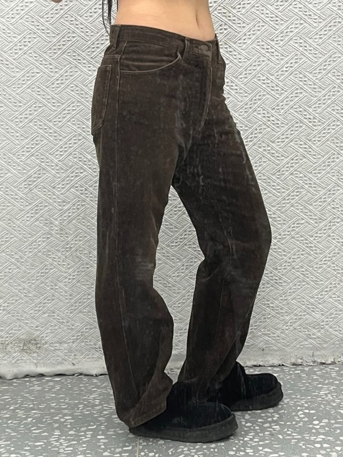 랭글러 레트로 90's 코듀로이 골덴 브라운 바지 31인치 C06833 상품이미지1