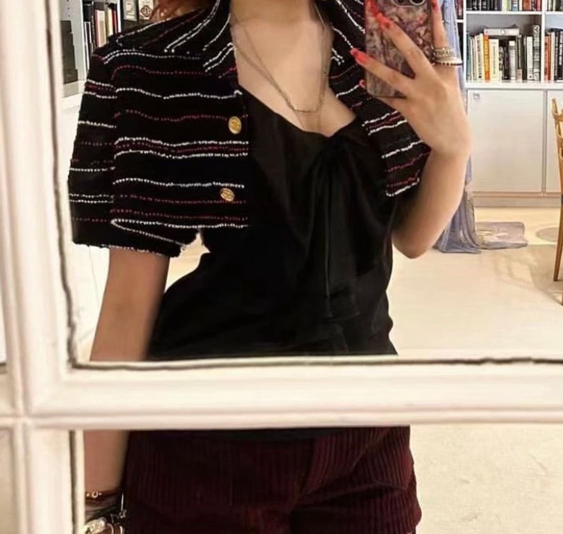 샤넬 23A 볼레로 트위드 자켓 상품이미지9