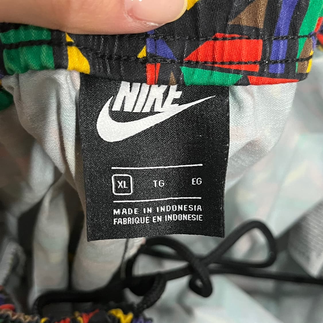 [정품/XL] 나이키 패턴 트레이닝 바지 b10 상품이미지4