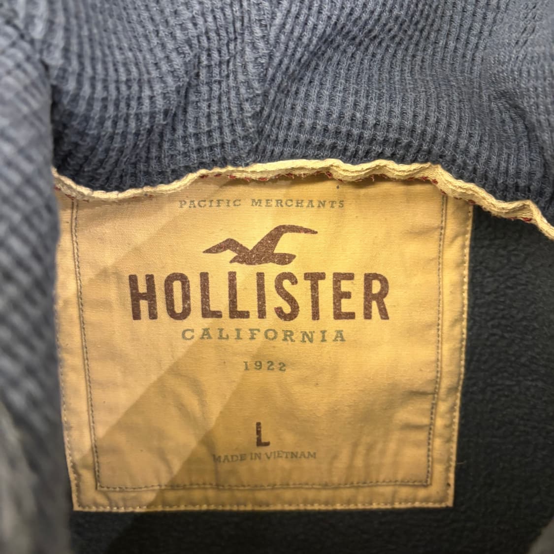 홀리스터 빅로고 네이비 후드티 상품이미지3