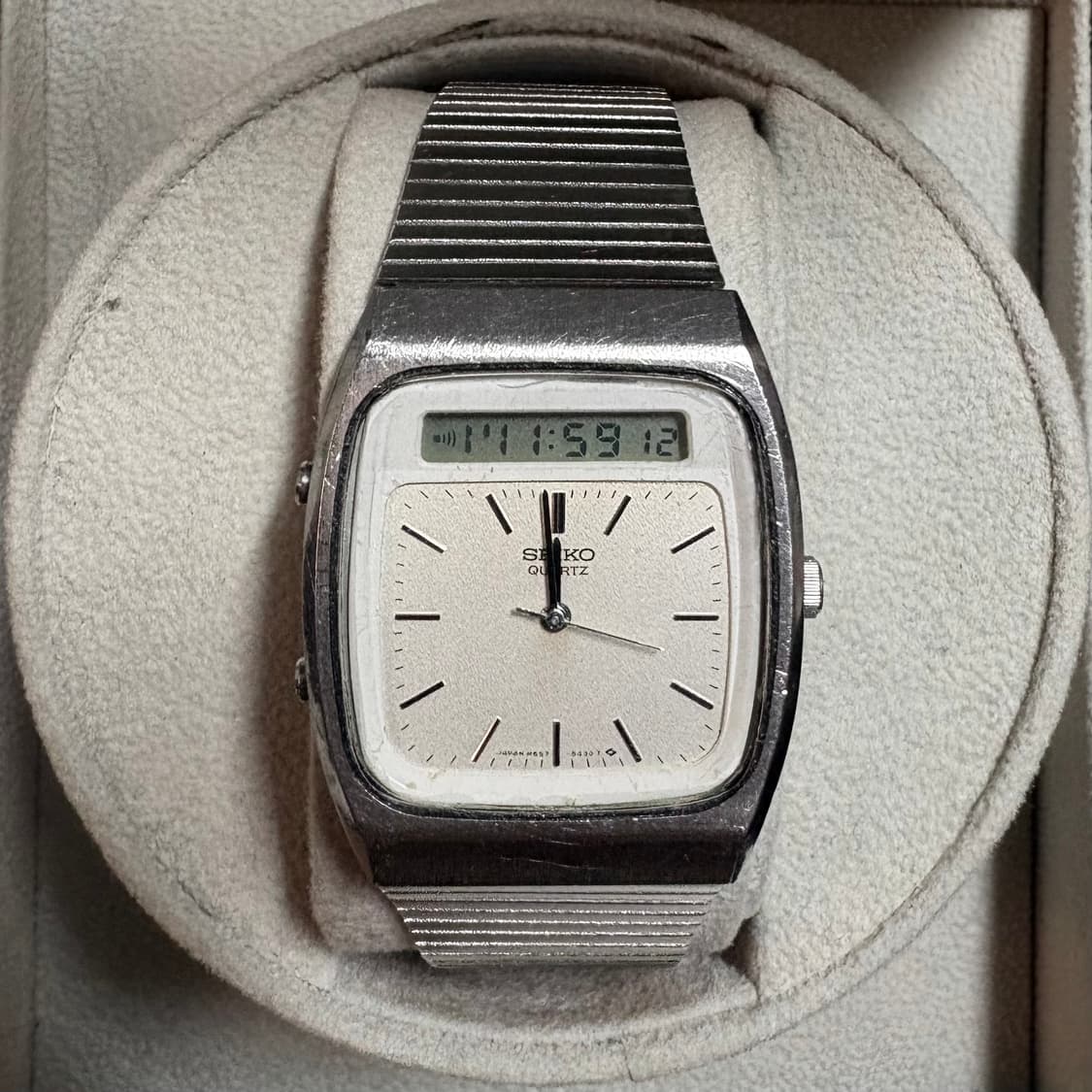 80s 세이코 H557-5320 빈티지 쿼츠 시계 상품이미지1