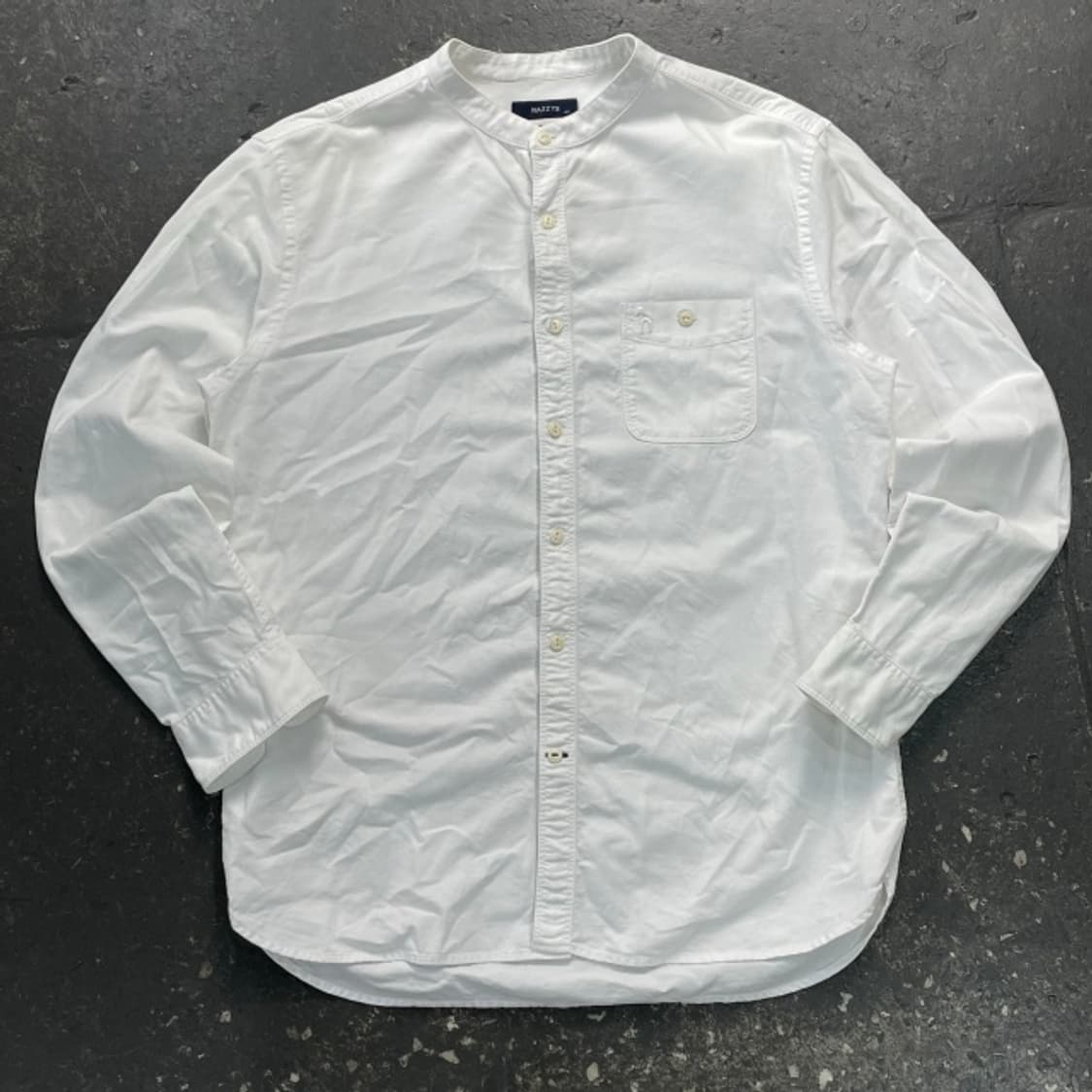 100 헤지스 차이나 화이트 셔츠 상품이미지1