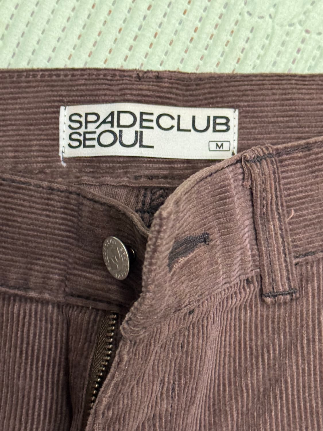 SPADECLUBSEOUL 코듀로이 워크 팬츠 M새제품급 상품이미지2