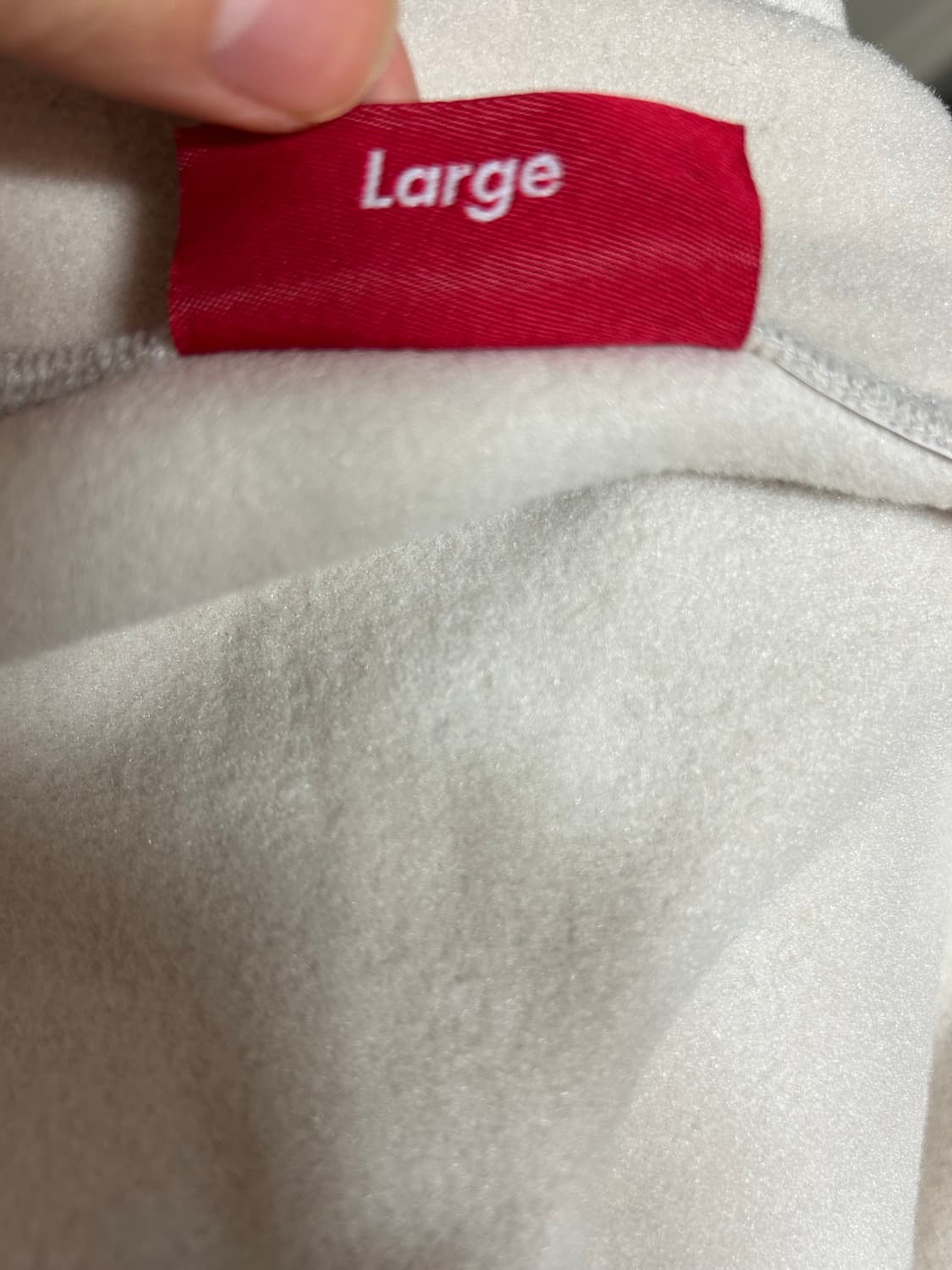 슈프림22Fw 폴라텍 후리스 집 스톤 라지사이즈 상품이미지6