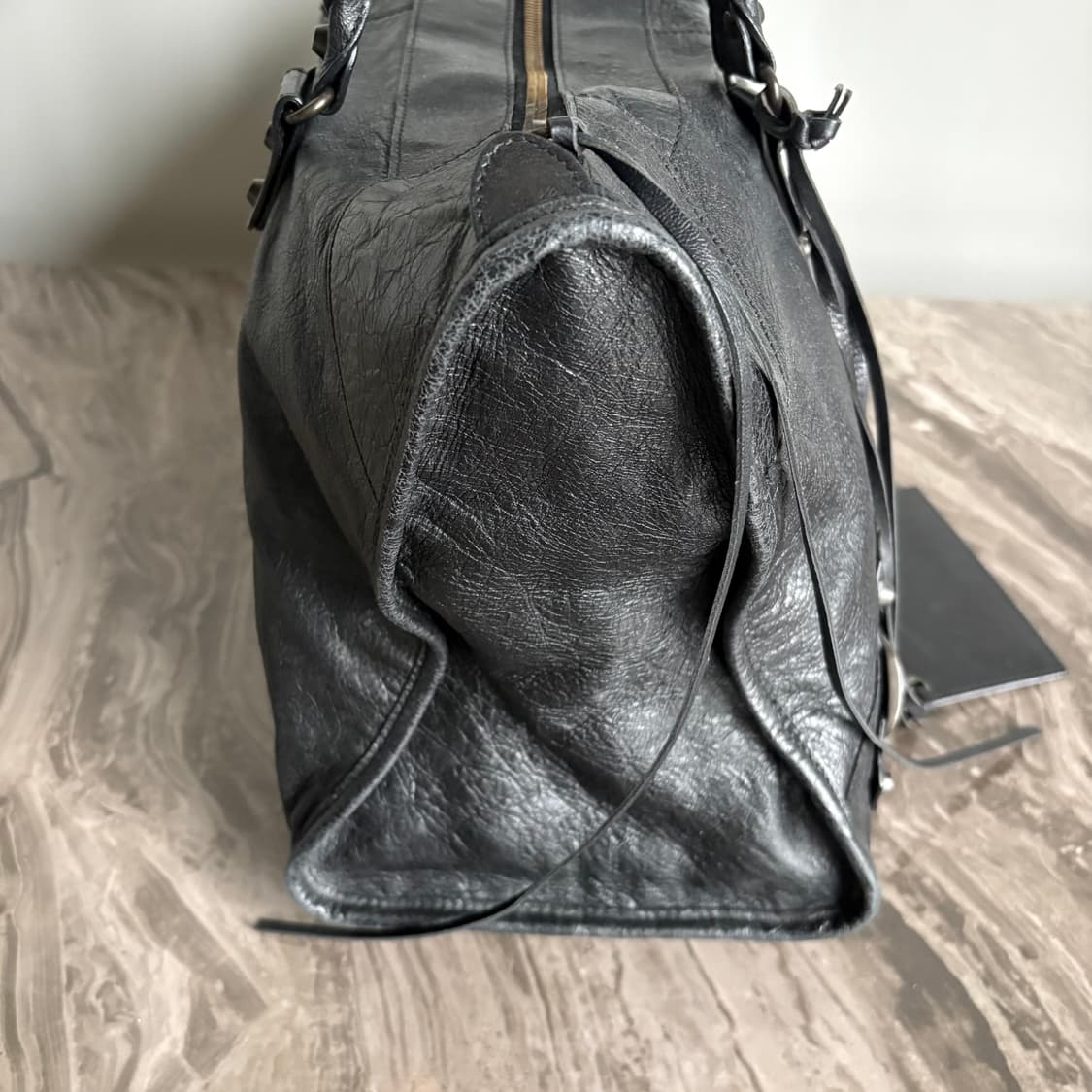 발렌시아가 모터 워크 토트백 블랙 상품이미지7