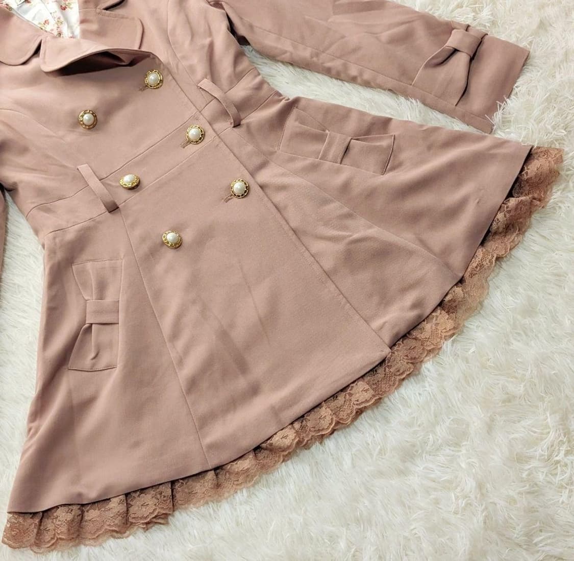 빈티지 트렌치코트원피스 달천 대장 히메갸루 로맨틱 핀터깔 로리카 캐캐체 상품이미지2