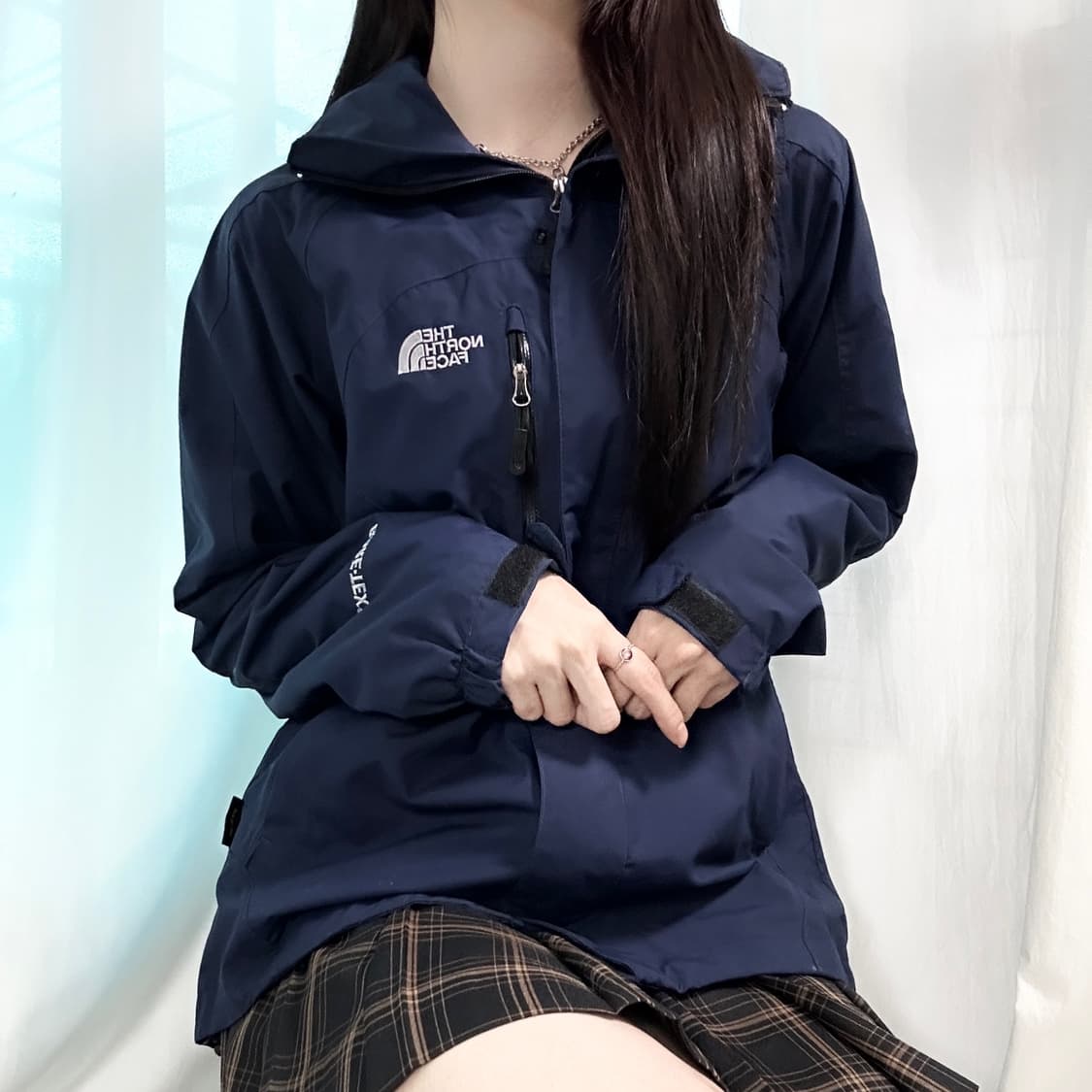 노스페이스 네이비 고어텍스 바람막이 상품이미지2