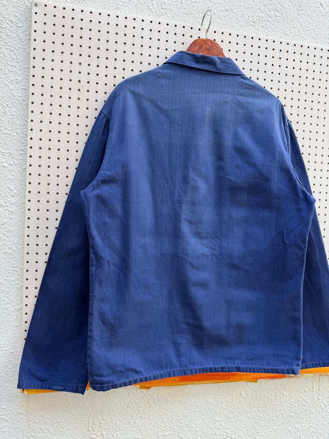 1970s FADED WASHED HBT FRENCH 헤링본프렌치워크자켓 상품이미지8