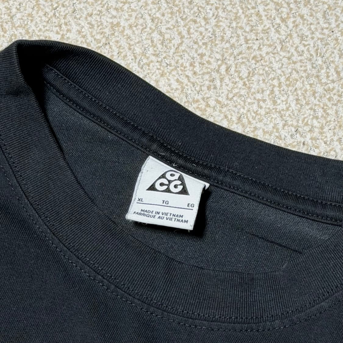 나이키 acg XL 하이크 티셔츠 블랙 상품이미지5