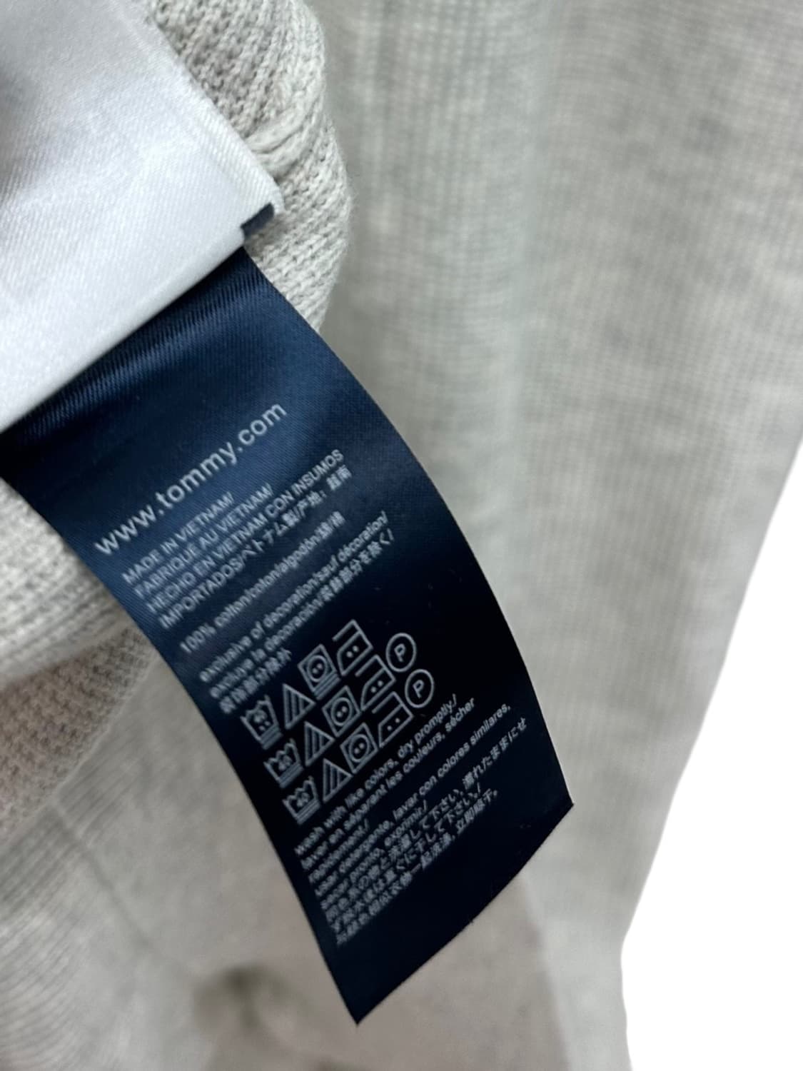 타미힐피거 반집업 니트 멜란지 (XL~2XL)  상품이미지8