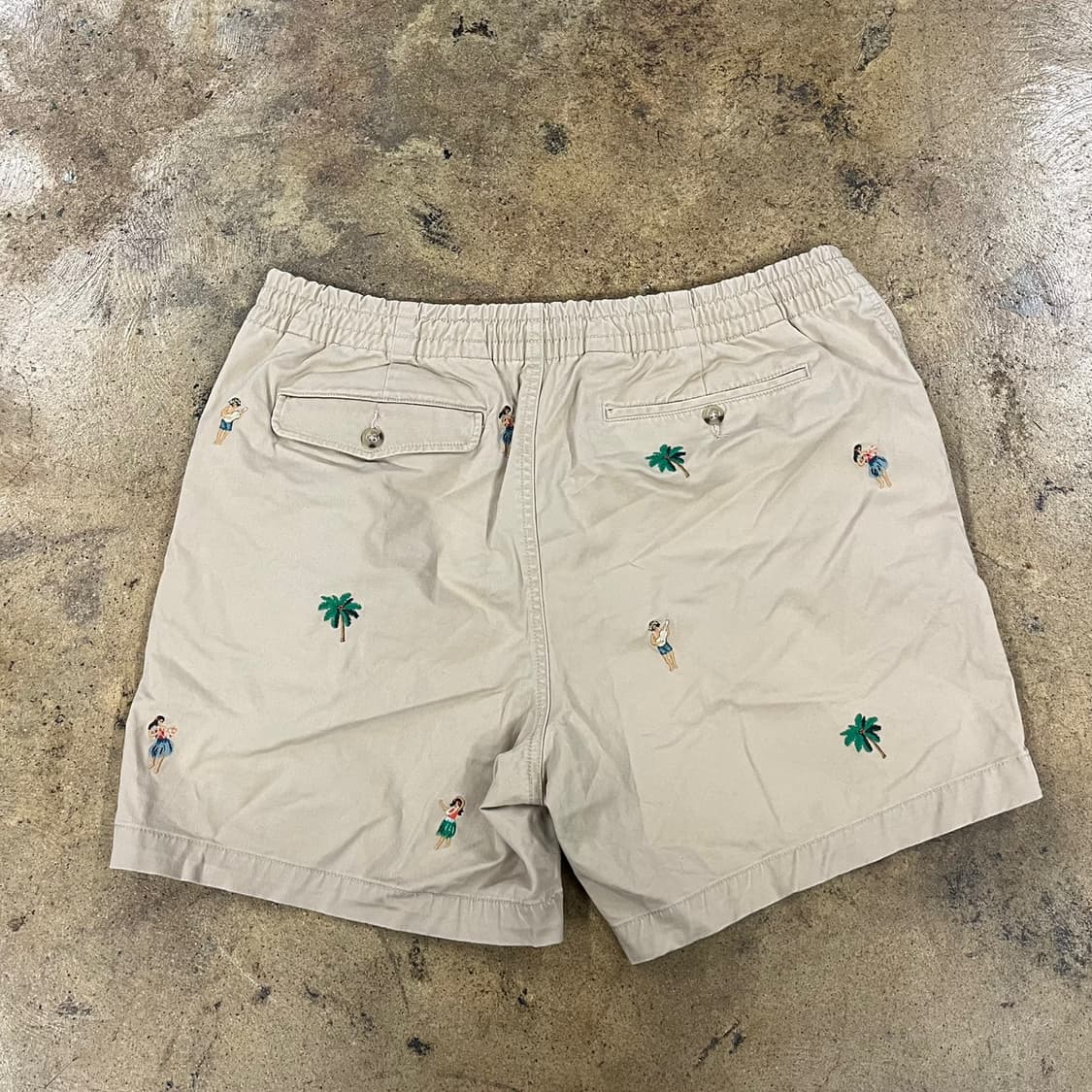 [정품/L] 폴로 랄프로렌 베이지 하와이안 패턴 반바지 b18 상품이미지3
