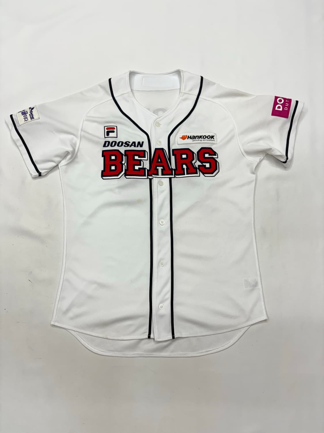 2XL kbo 휠라 두산베어스 양의지 어센틱 홈 유니폼 야구 져지  si 상품이미지5
