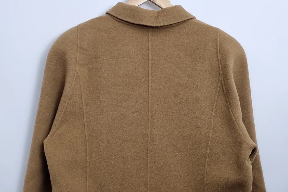 ELMOREA 카멜 울 캐시미어 코트  상품이미지5