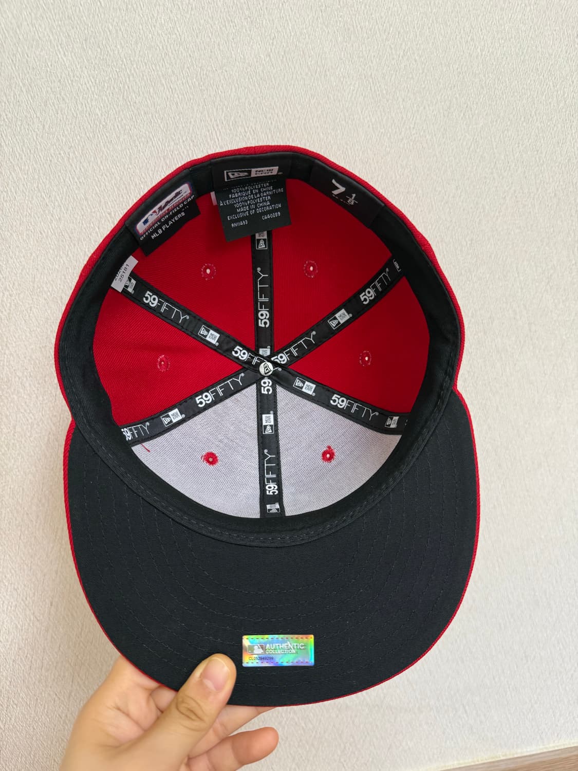 뉴에라 59fifty 카디널스 스칼렛 7 1/8사이즈 팝니다 상품이미지7