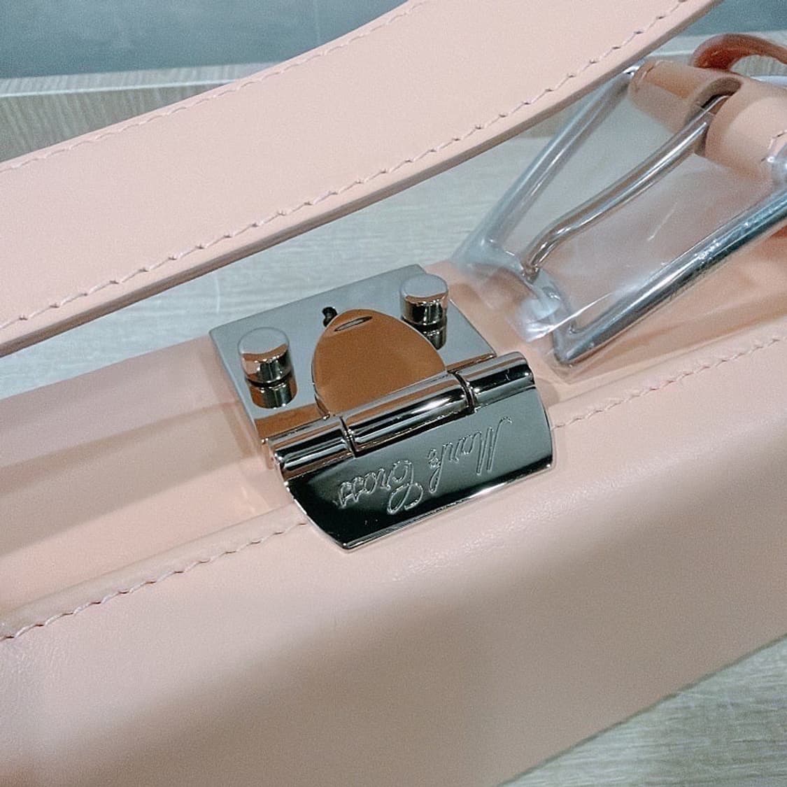 (정품/새상품) 마크 크로스 여성 연핑크 그레이스 룽고 박스백 숄더백 상품이미지2