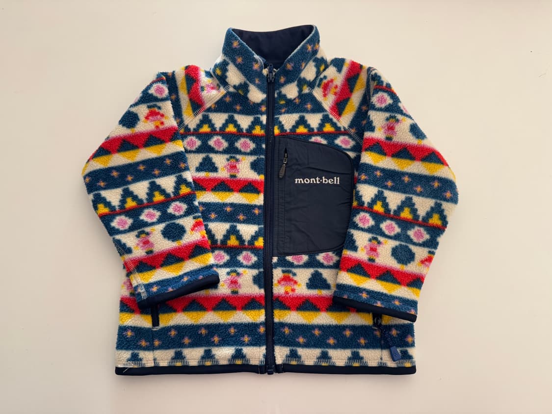 몽벨 키즈 후리스 자켓 사이즈 90 상품이미지2