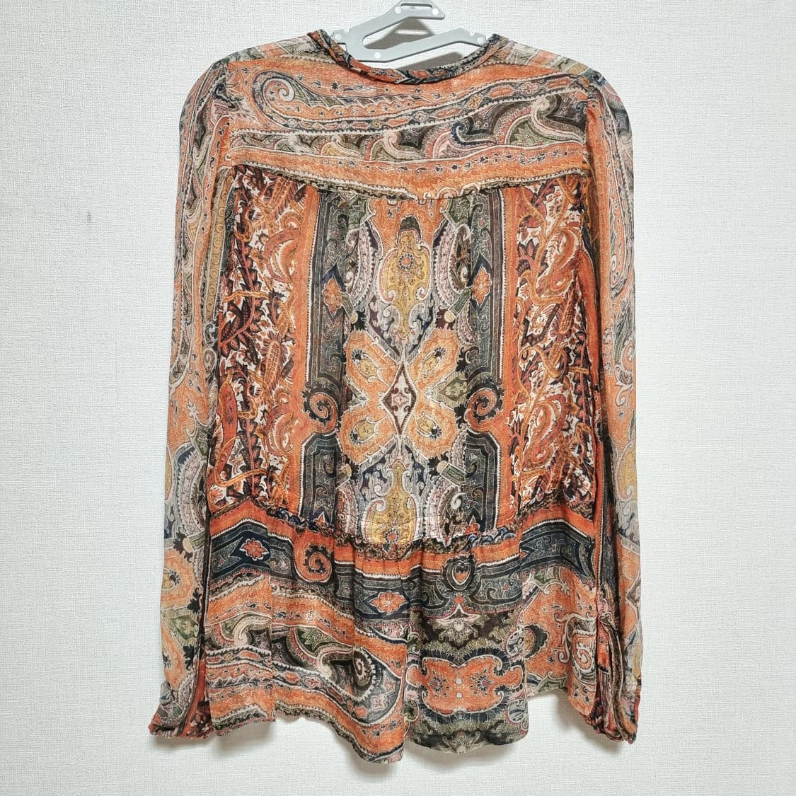 이자벨마랑 실크100% 시스루 블라우스 (55/표기36) 상태최상 상품이미지5