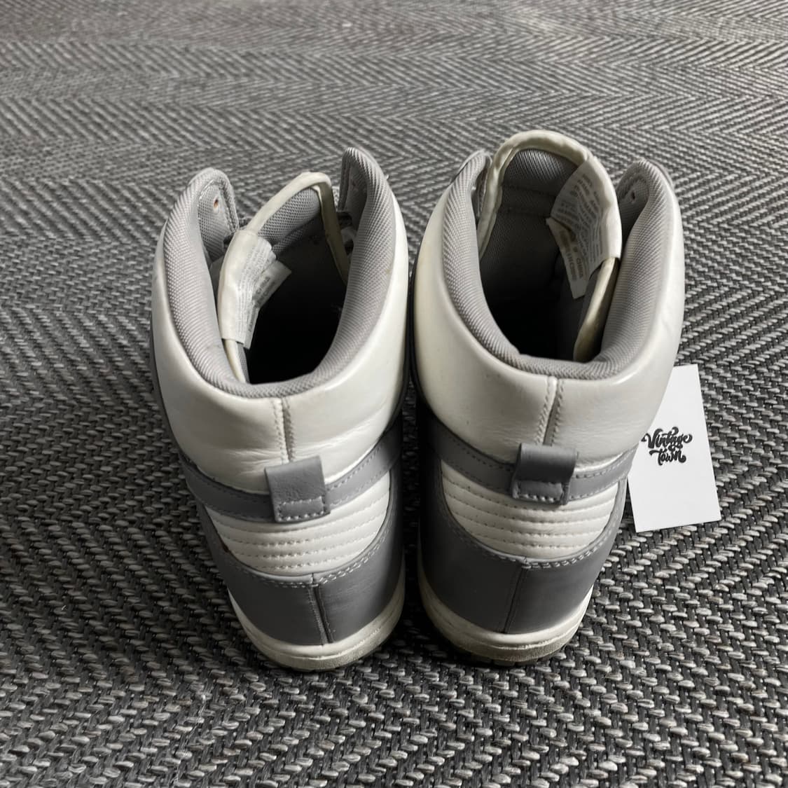 나이키 덩크 하이 레트로 화이트 플래티넘 스니커즈 o 3846 상품이미지4