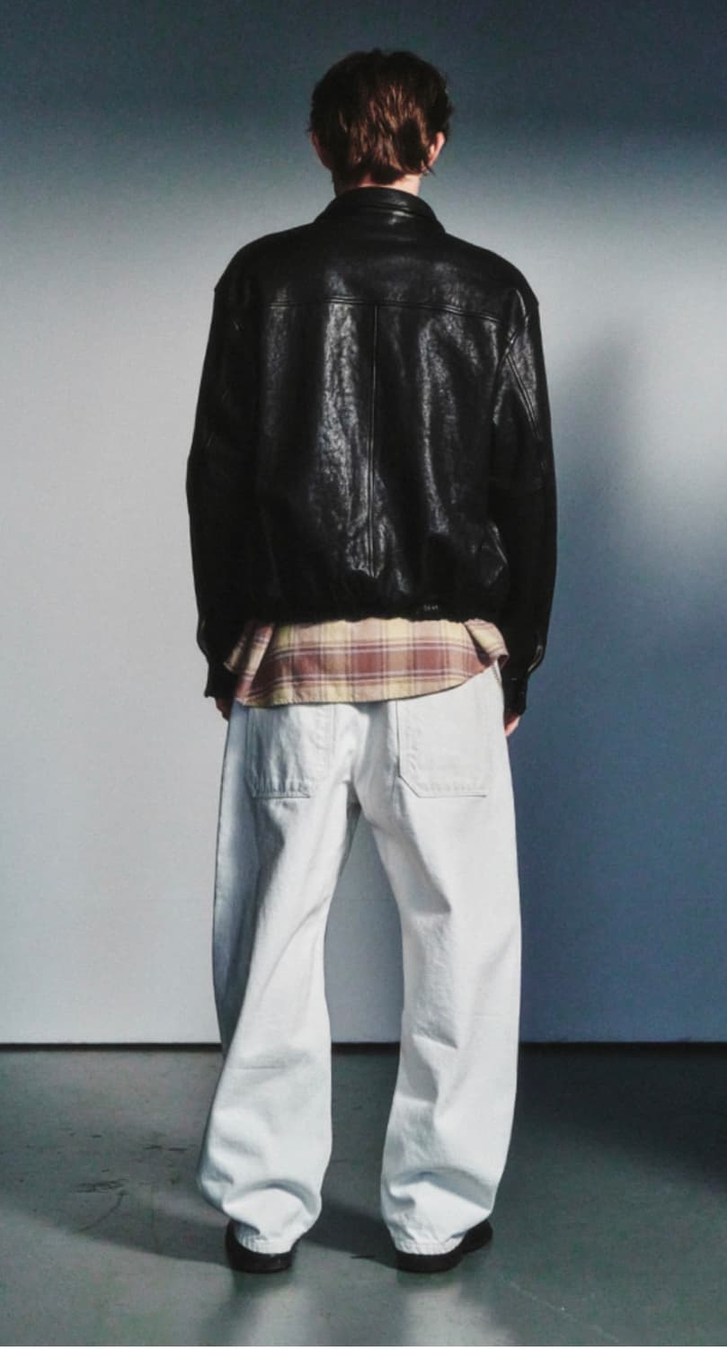 [L]아트이프액츠 가죽 레더 스윙자켓 상품이미지4