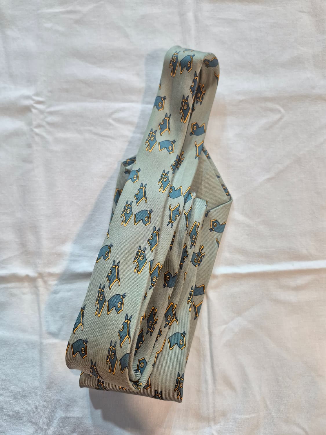 에르메스 명품실크넥타이  상품이미지4