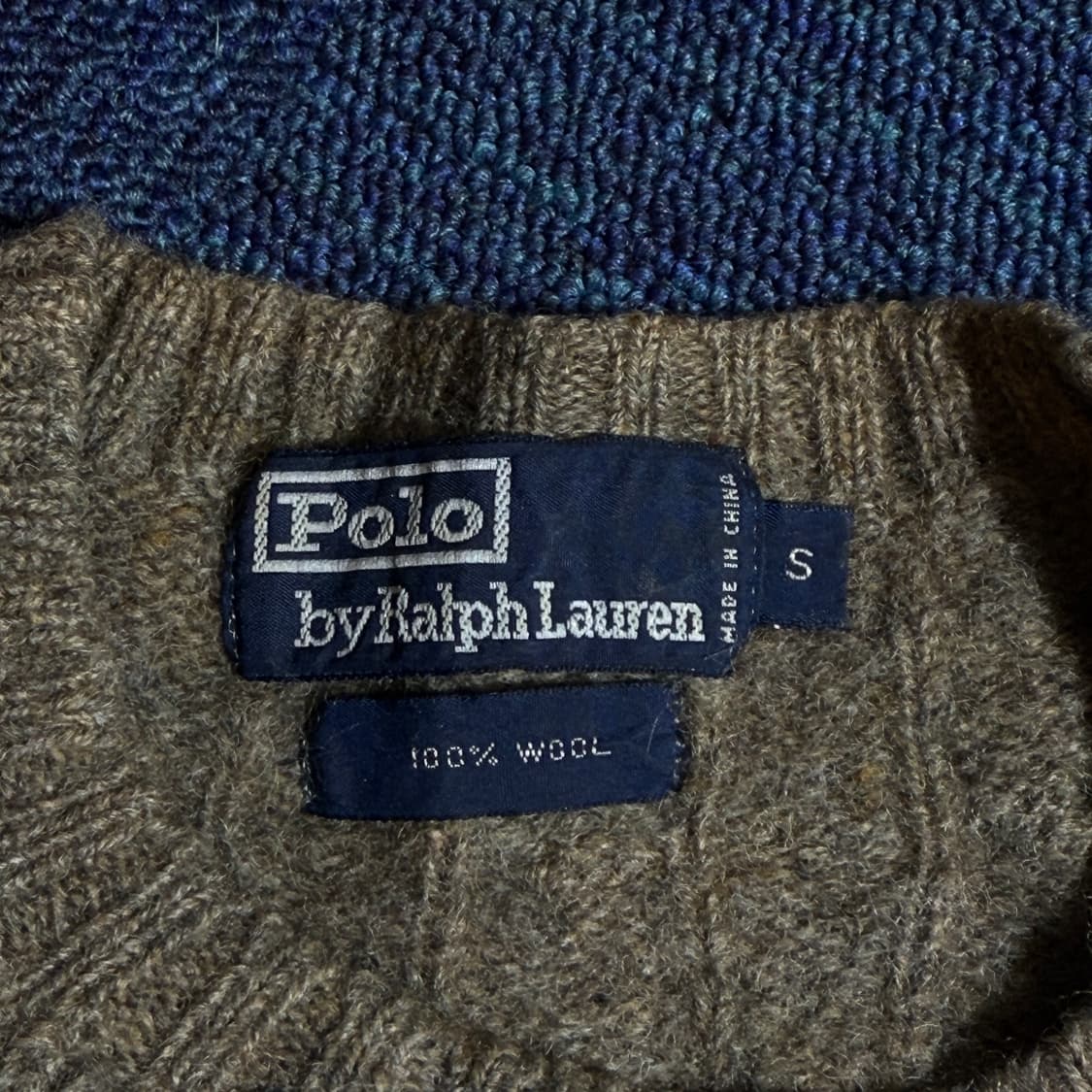 폴로 랄프로렌 브라운 케이블 니트 상품이미지3