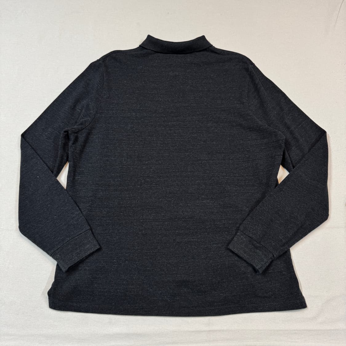 XL) 폴로 랄프로렌 롱 슬리브 폴로 셔츠 차콜 신형 큐알탭 상품이미지5