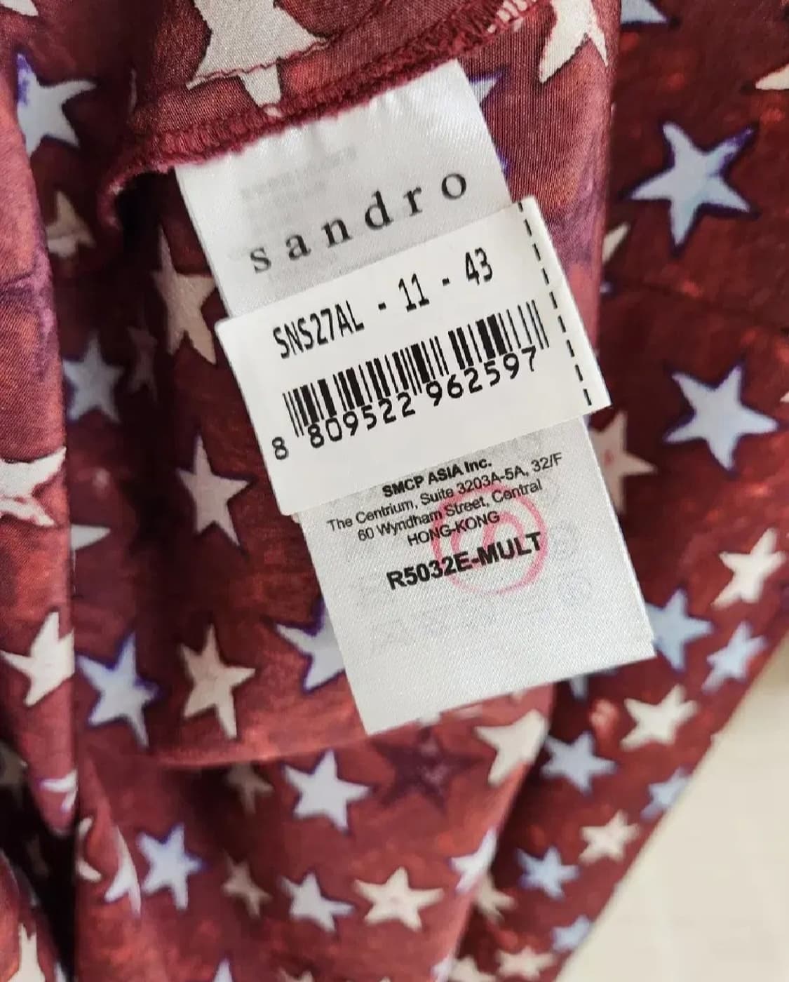 산드로 러블리 실크100 미니원피스 1사이즈 상품이미지6