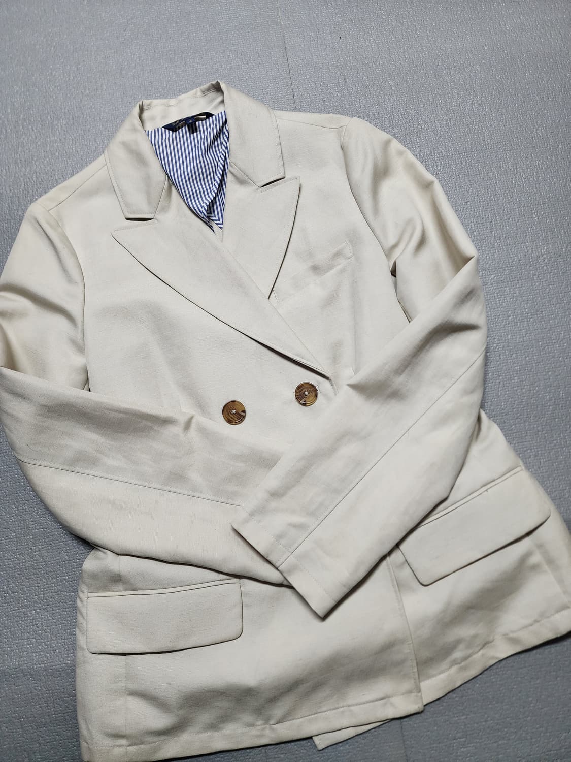 브룩스 브라더스 린넨 혼방 더블 버튼 여성자켓 상품이미지9