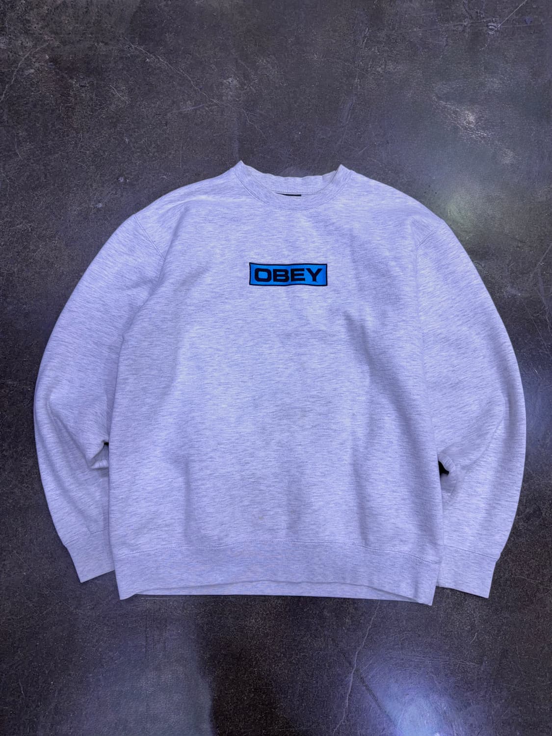 오베이 바 로고 크루넥 맨투맨 스웻셔츠 M 상품이미지1