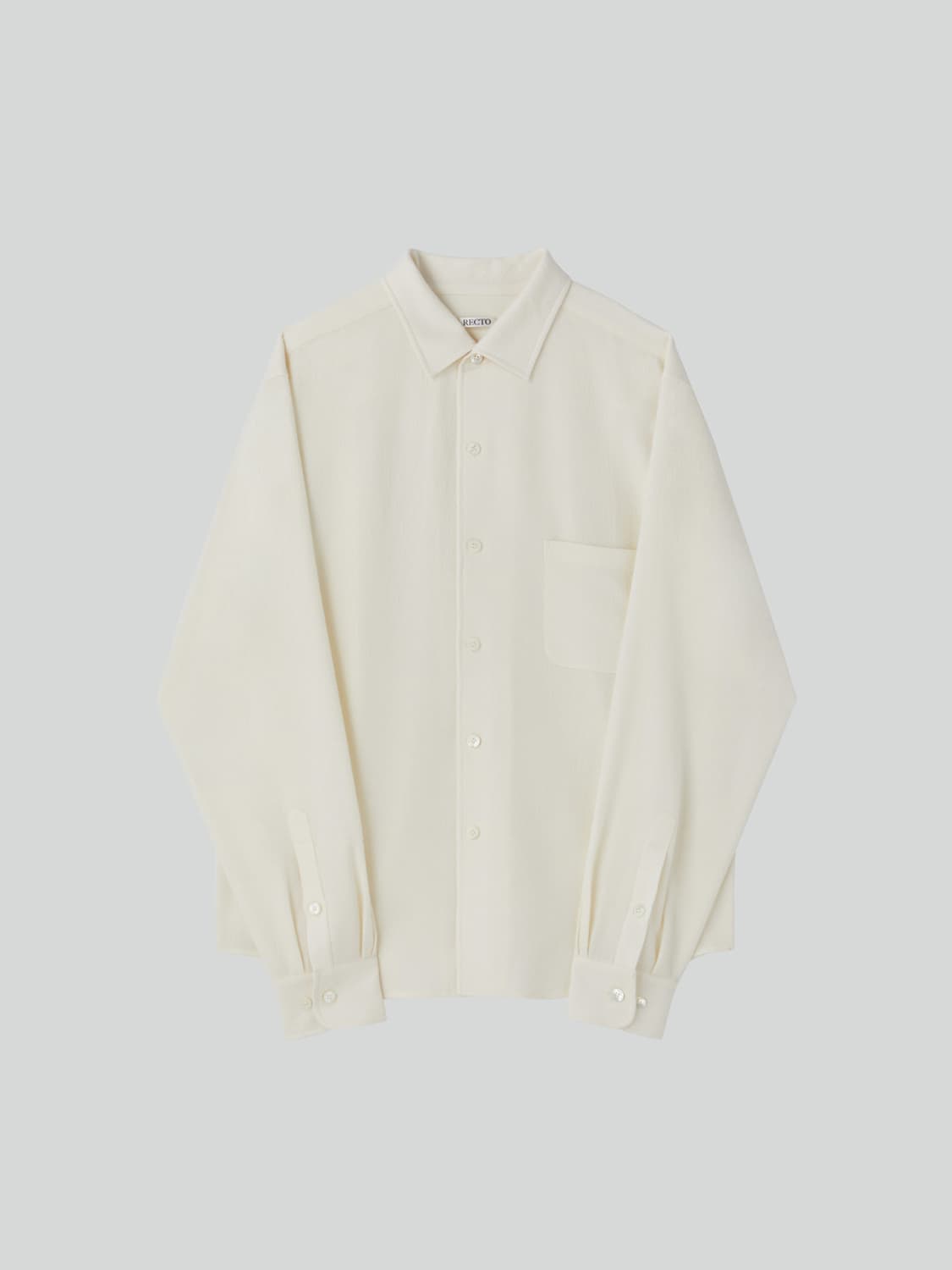 렉토 26SS 알란 리조트 셔츠 빈 아이보리 상품이미지4