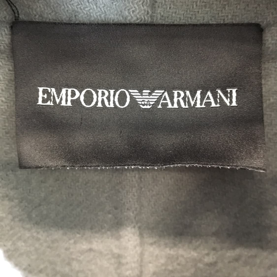 엠포리오아르마니 그레이 울 코트 66 오버 아웃포켓  상품이미지6