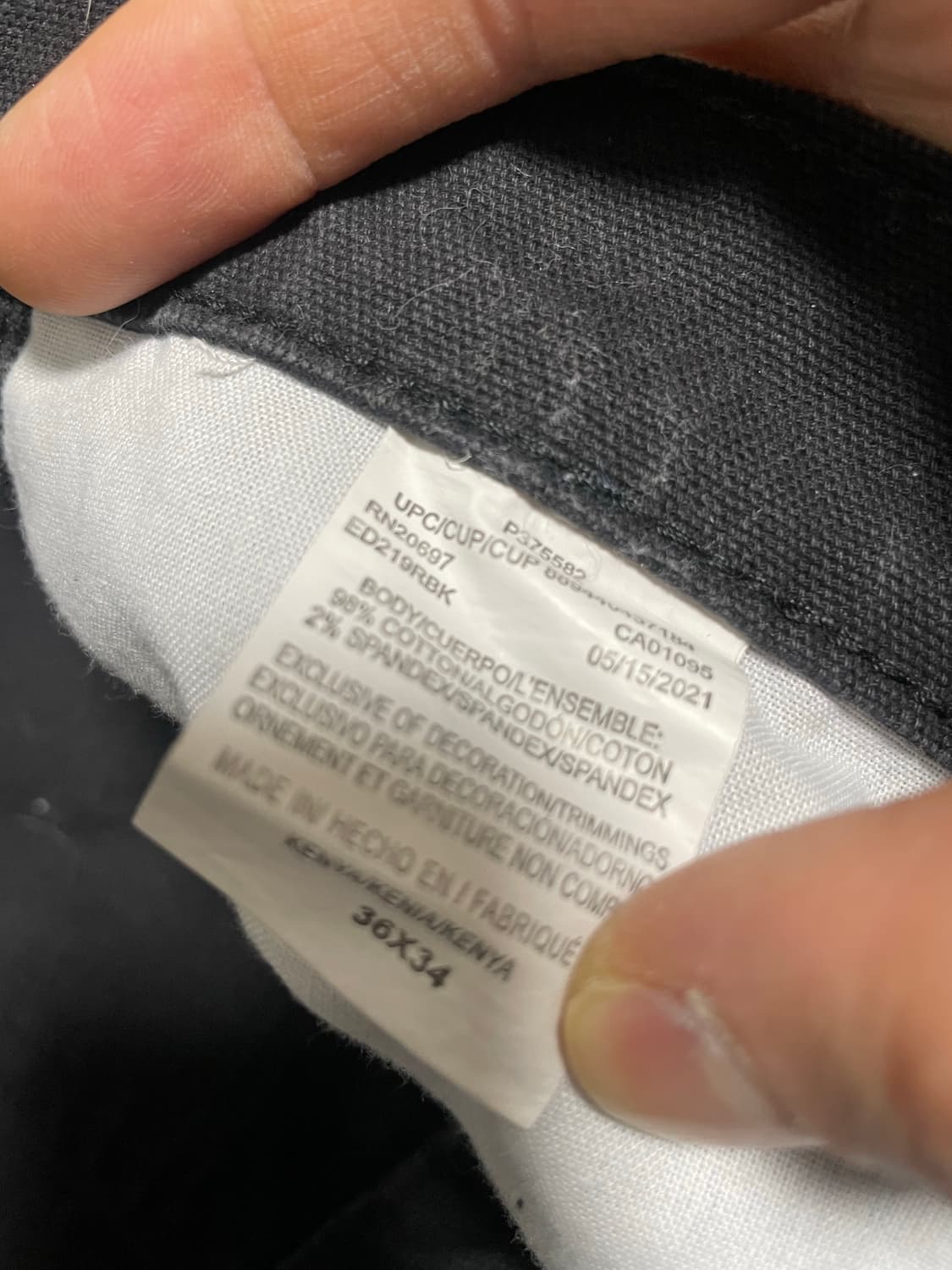 빈티지 디키즈 카펜터 워크 팬츠 36x34 상품이미지3