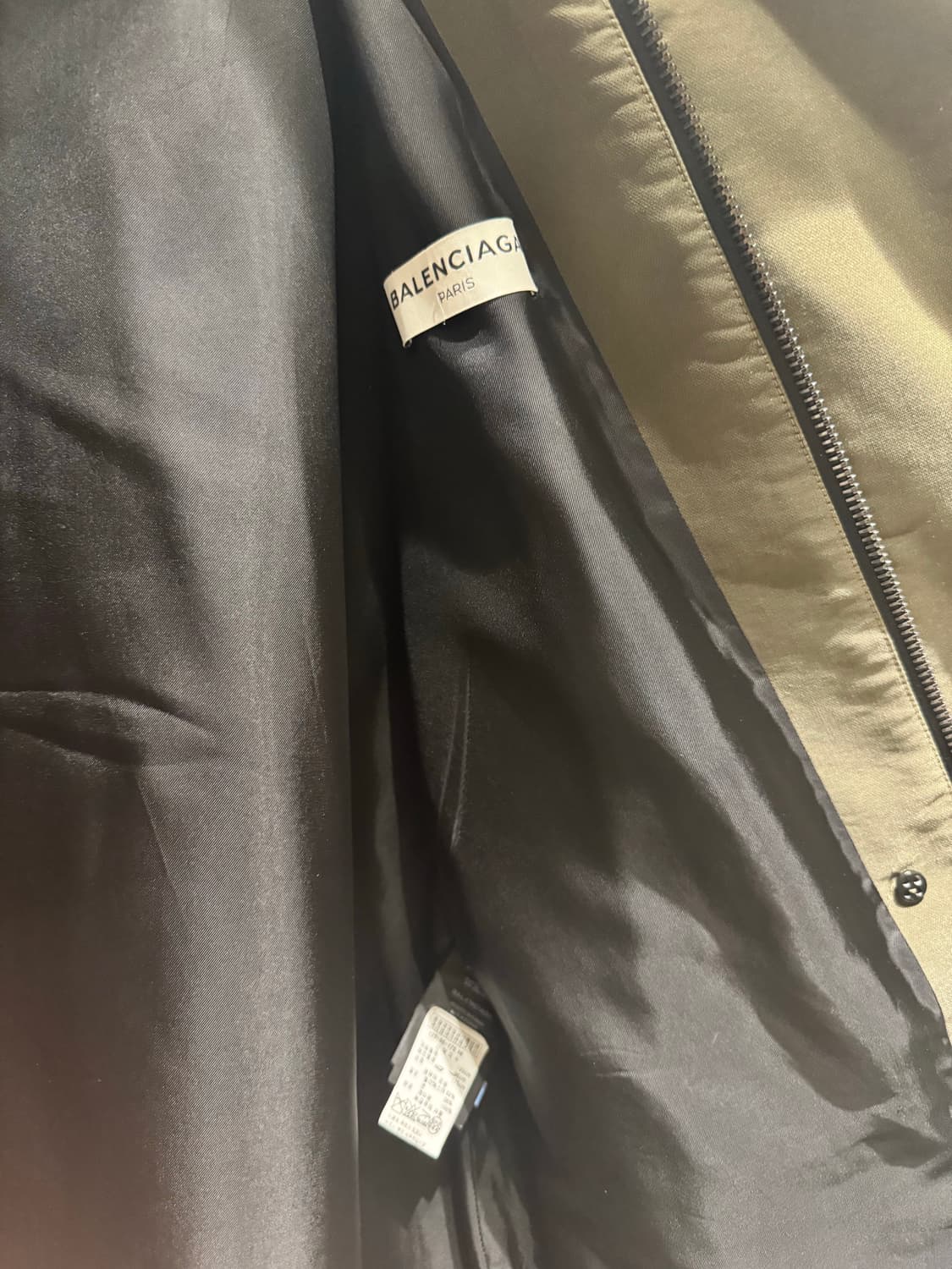 발렌시아가 카키 코트 48 상품이미지4