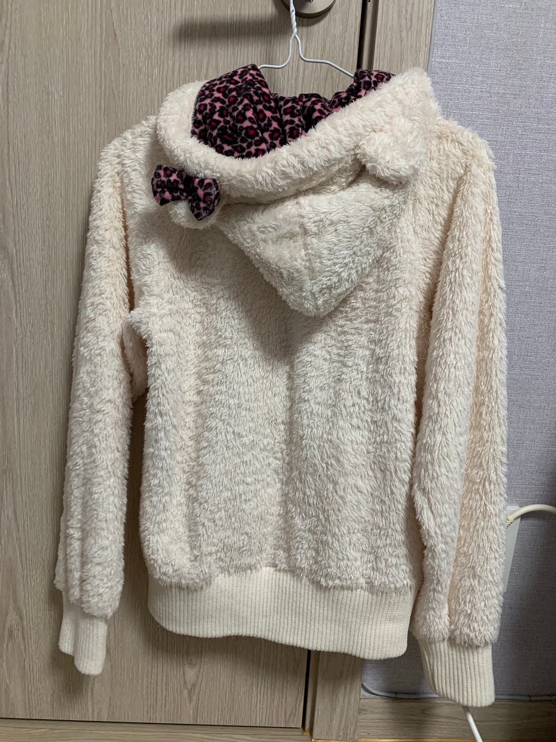 rich mix 리치믹스 후드집업 곰돌이 귀 리본 갸루  상품이미지1